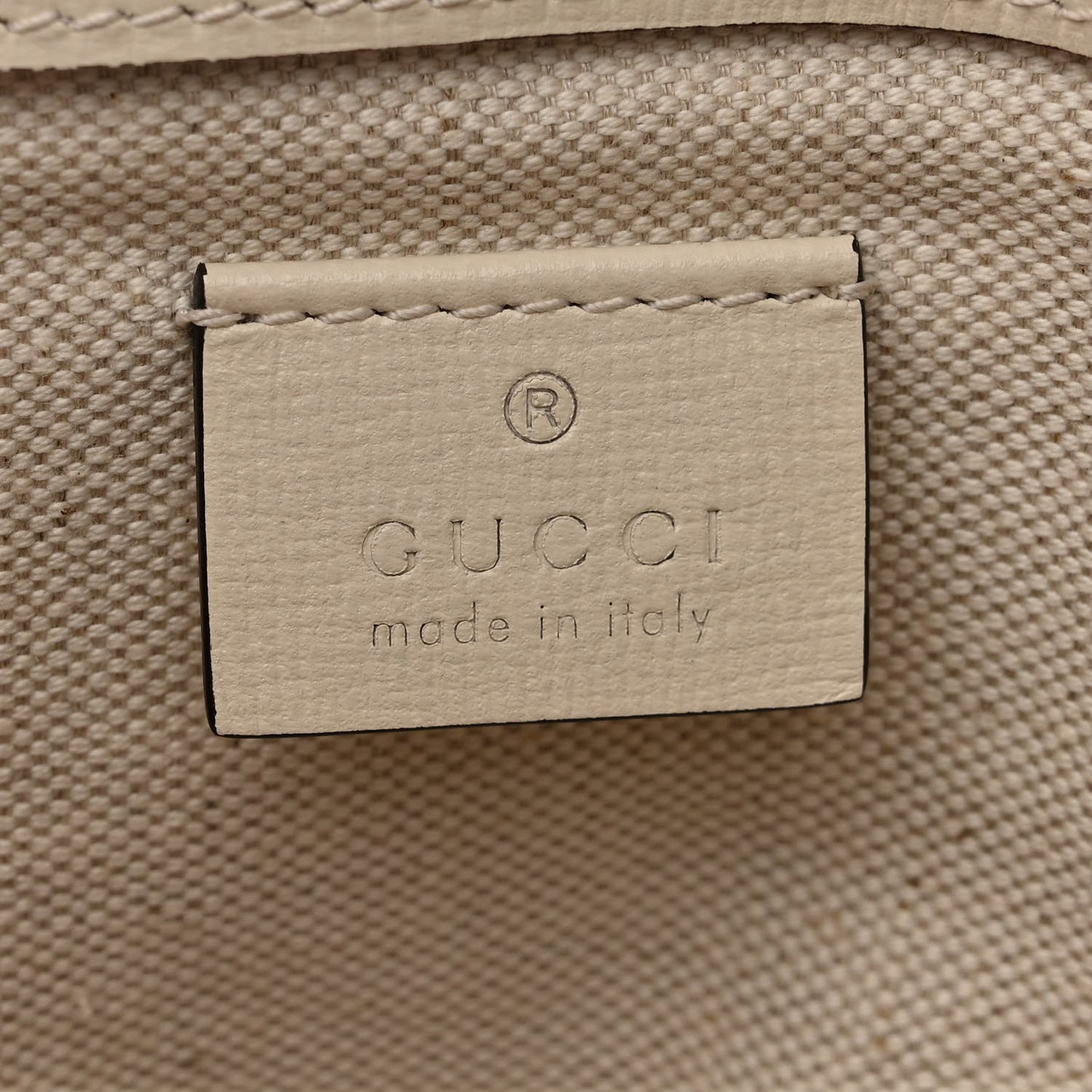 GG Supreme Monogram Web Mini Horsebit 1955 Shoulder Bag Beige Mystic White