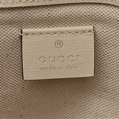 Gucci GG Supreme Monogram Web Mini Horsebit 1955 Shoulder Bag Beige Mystic White 6 of 12