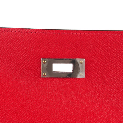 Hermes Epsom Kelly Sellier 35 Rouge Casaque 11 of 17