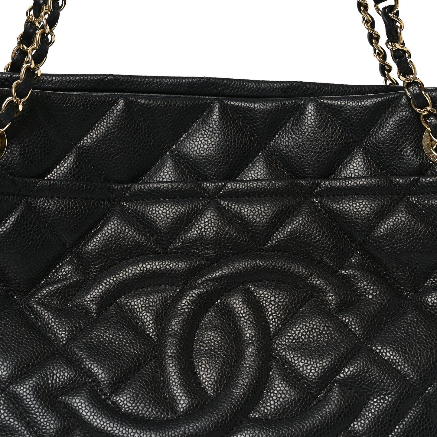 Caviar Quilted CC Timeless Soft Tote Black