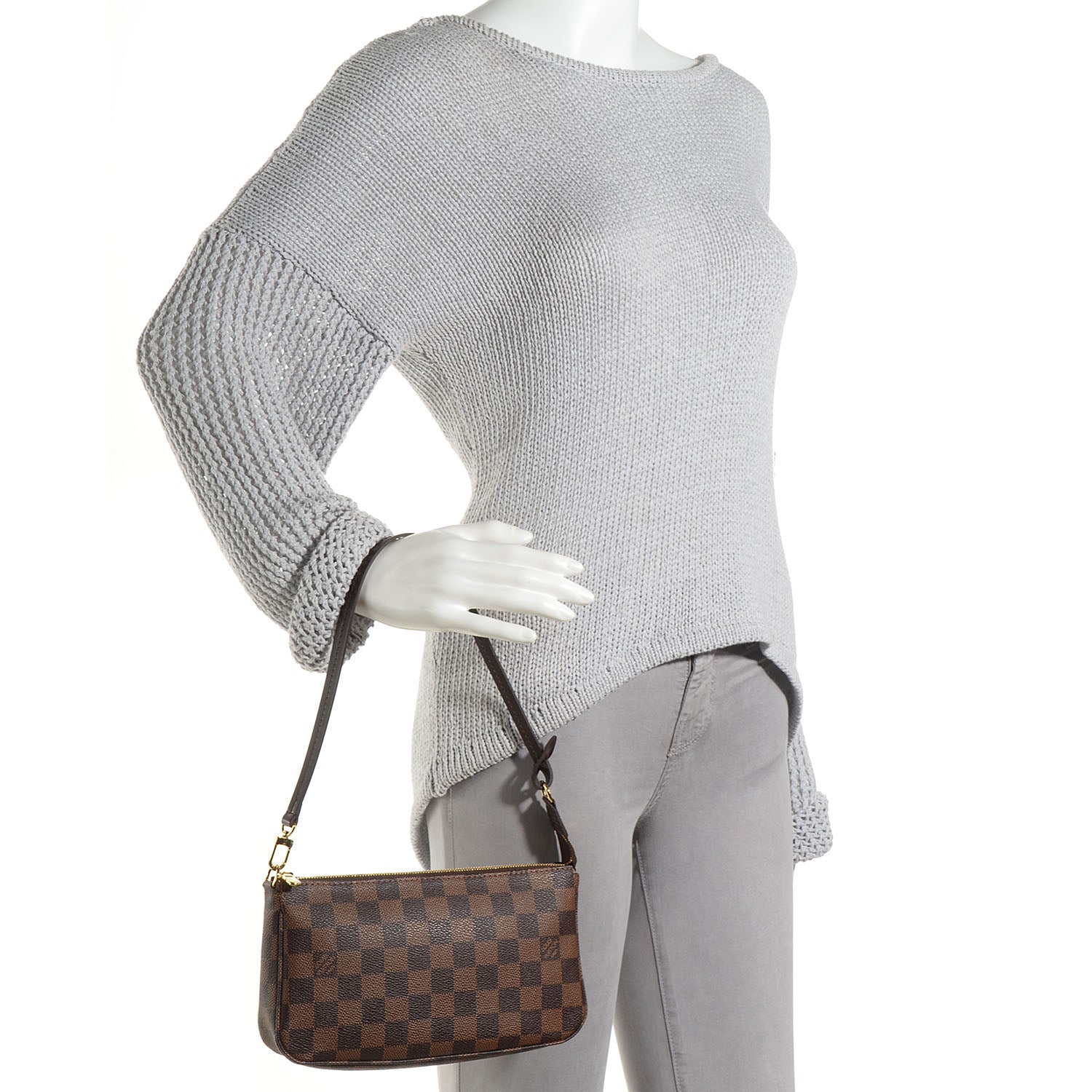Louis Vuitton Damier Ebene Pochette Accessories NM 2 of 8