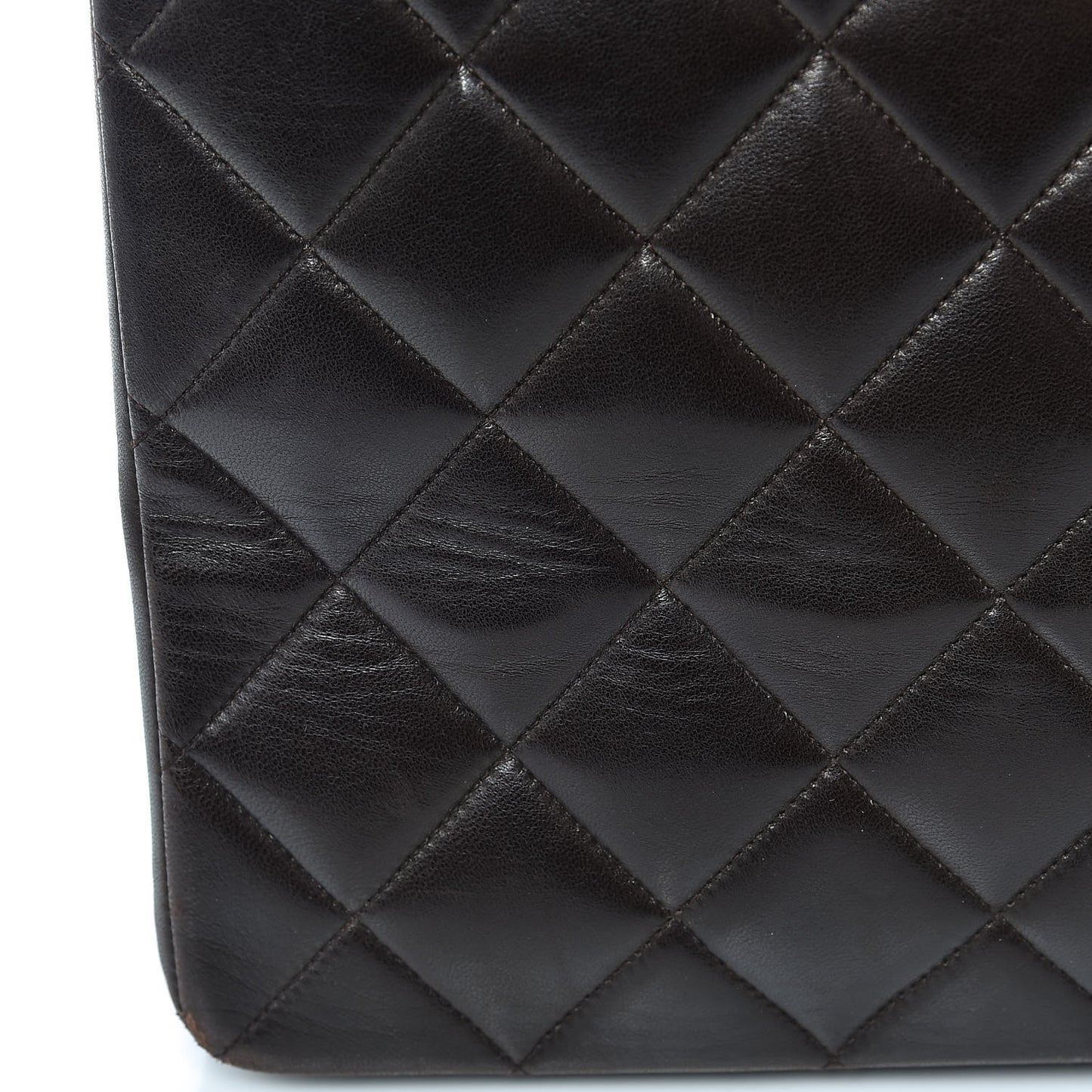 Lambskin XL Jumbo CC Single Flap Brown