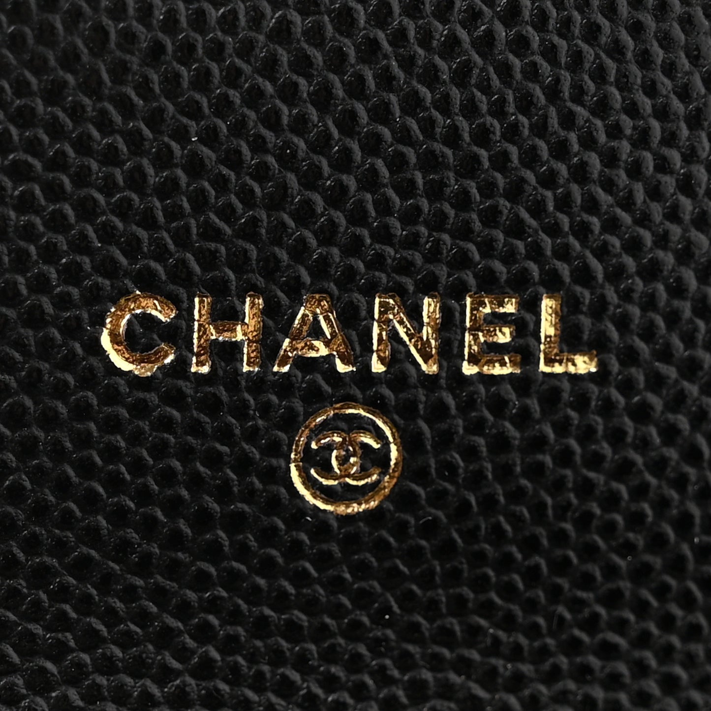 Caviar Quilted Mini Chain Belt Bag Black
