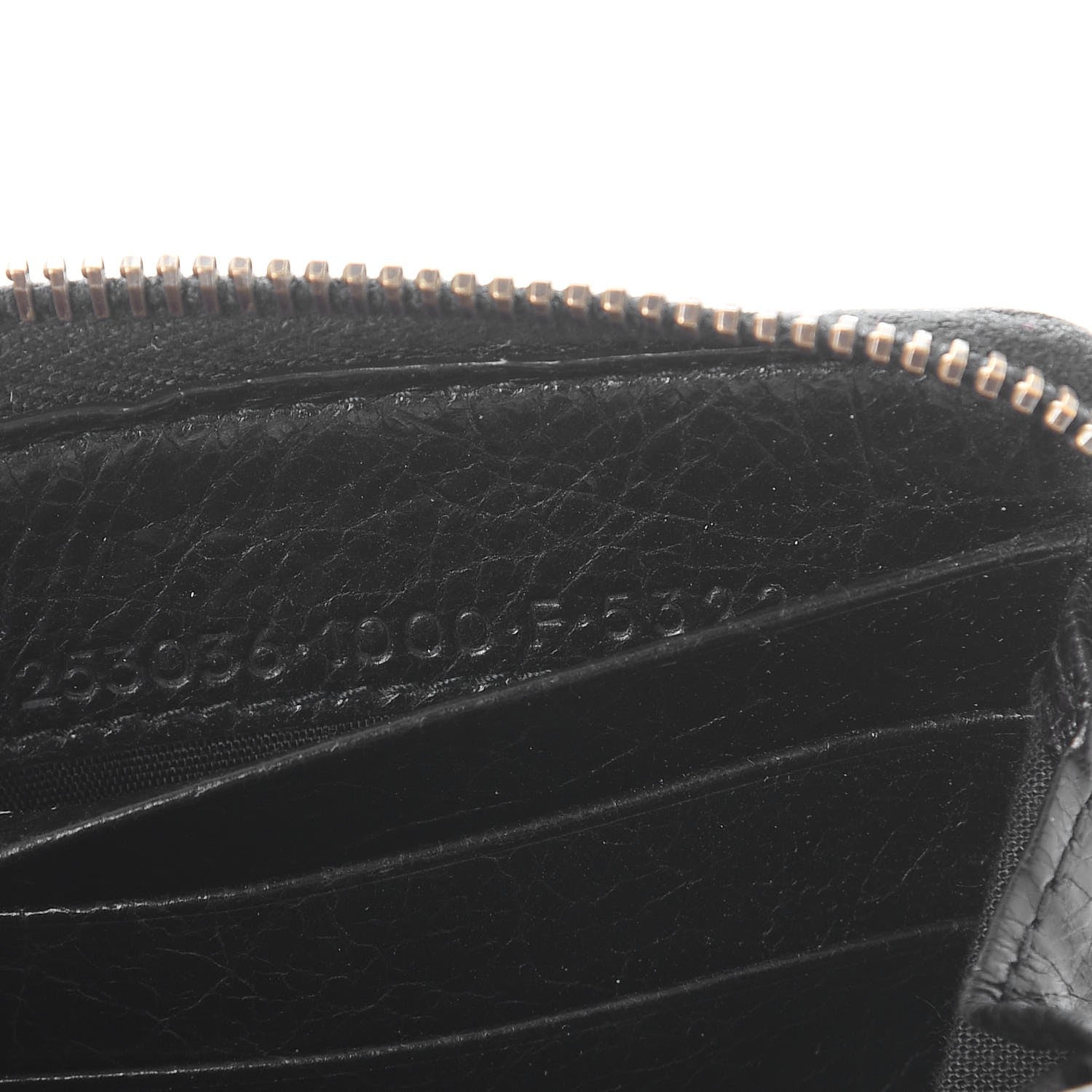 Balenciaga Agneau Classic Hardware Continental Zip Around Wallet Black 7 of 9