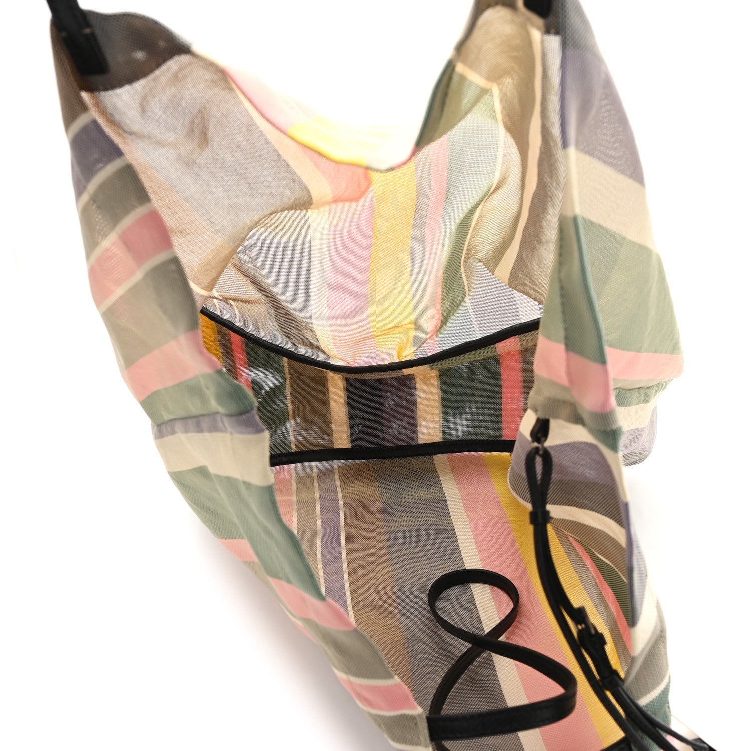The Row Mesh Saddle Calfskin Barn Tote Bag Multicolor 6 of 10