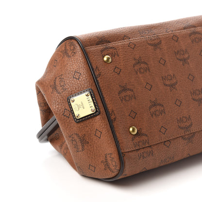 MCM Visetos Bag Cognac 6 of 8