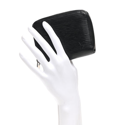 Louis Vuitton Epi Zippy Coin Purse Black 2 of 6