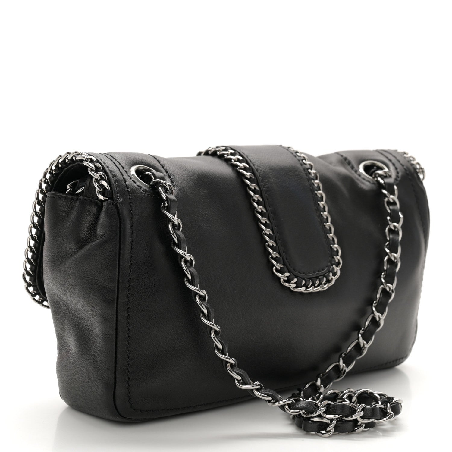 Chanel Lambskin Medium Madison Flap Black 3 of 11