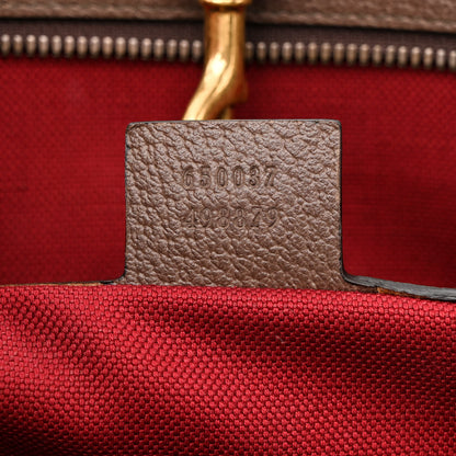 Gucci X DISNEY GG Supreme Monogram Donald Duck Retro Interlocking G Shopping Tote Beige Multicolor New Acero 7 of 11