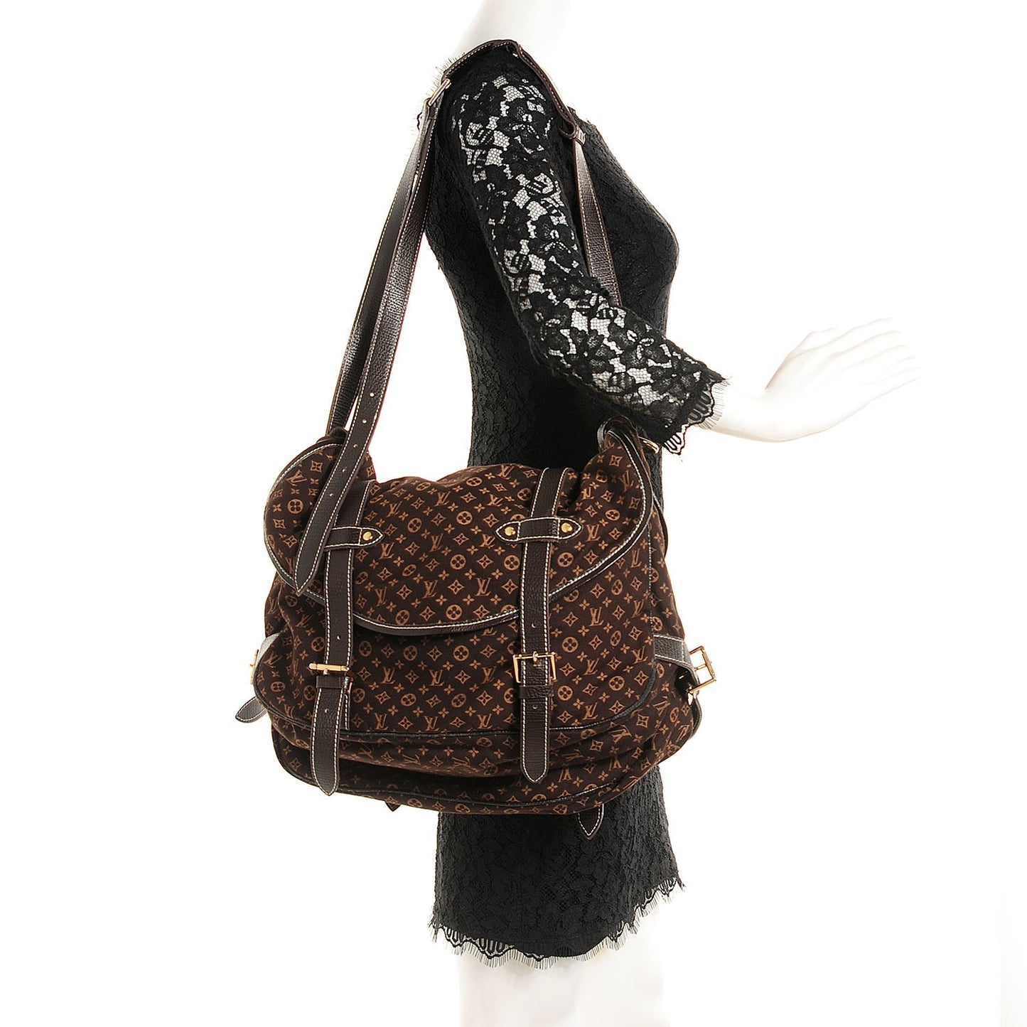 Monogram Mini Lin Saumur Ebene