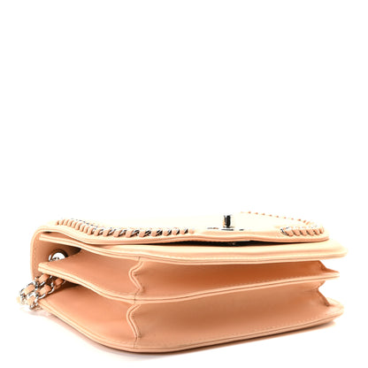 Chanel Calfskin Medium Braided Chic Flap Beige 4 of 8