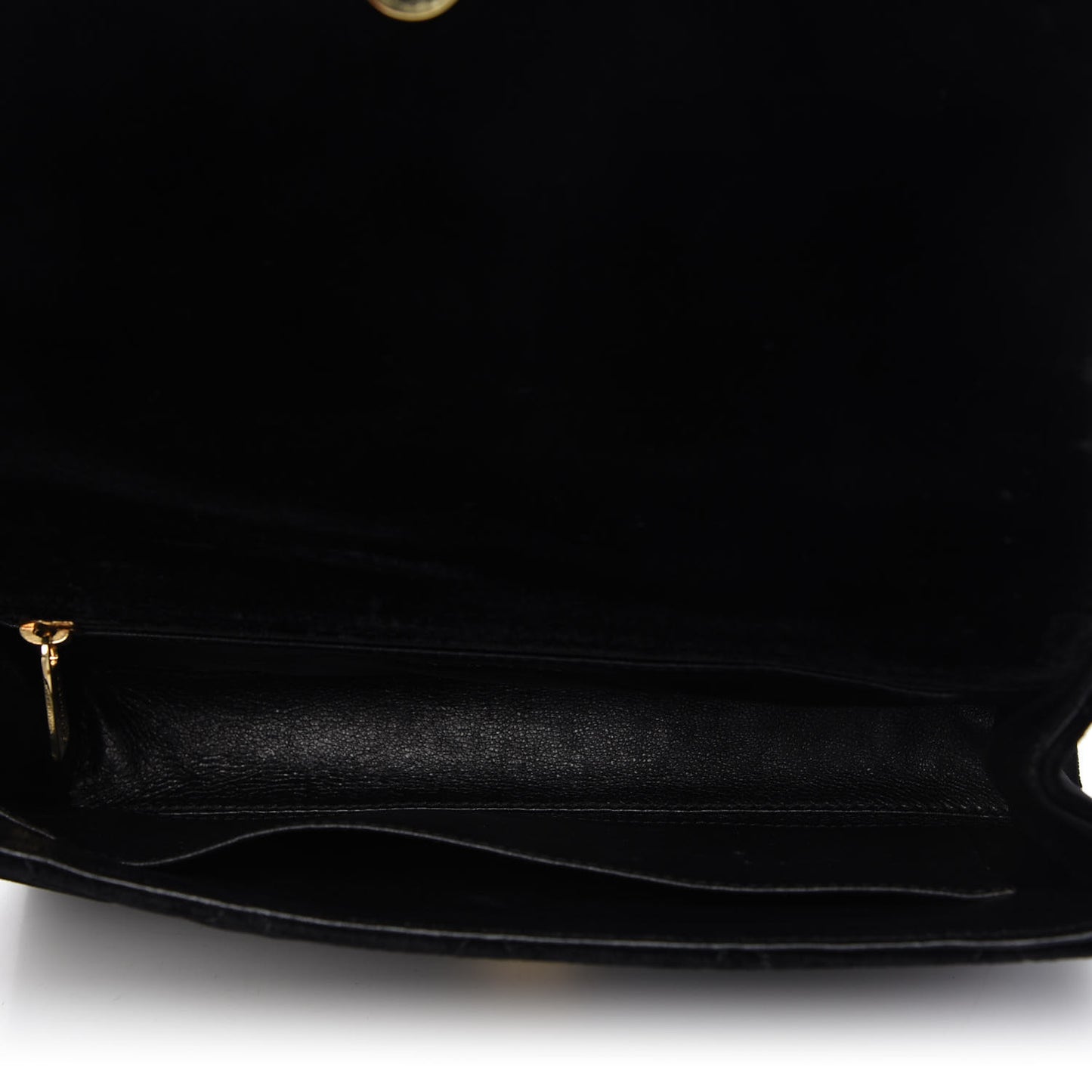 Velvet Quilted Evening Bag Black