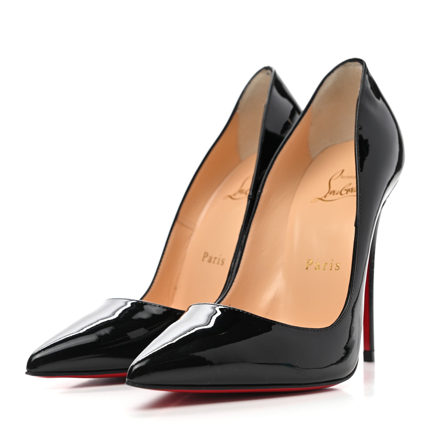 Christian Louboutin Patent So Kate 120 Pumps 35.5 Black 3 of 9