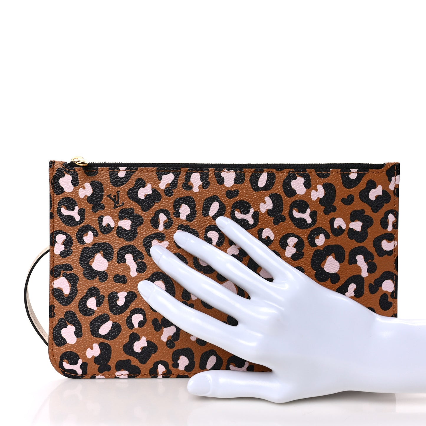 Monogram Giant Wild At Heart Neverfull MM Pochette Brown