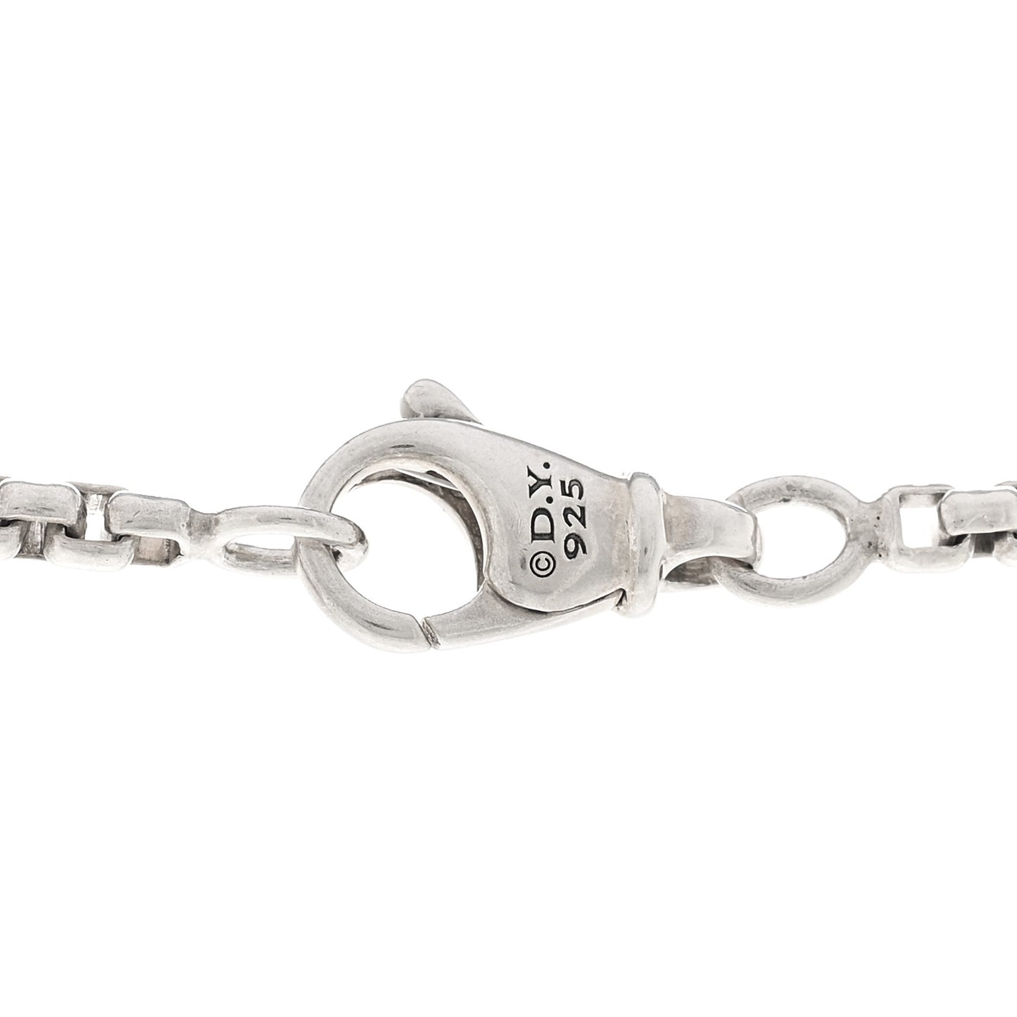 Sterling Silver Black Diamond 27mm Chevron Dog Tag Necklace