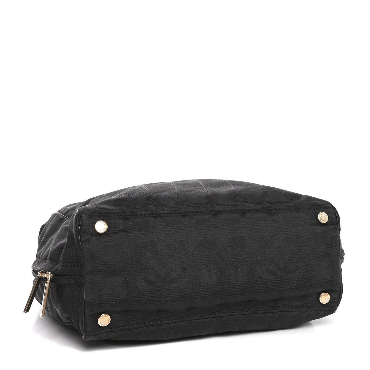 Nylon Medium Travel Tote Black
