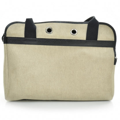 Hermes Toile Sac de Transport pour Chiens Pet Dog Carrier 4 of 9