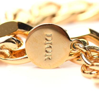 Christian Dior Metal CD Choker Necklace Gold 5 of 6