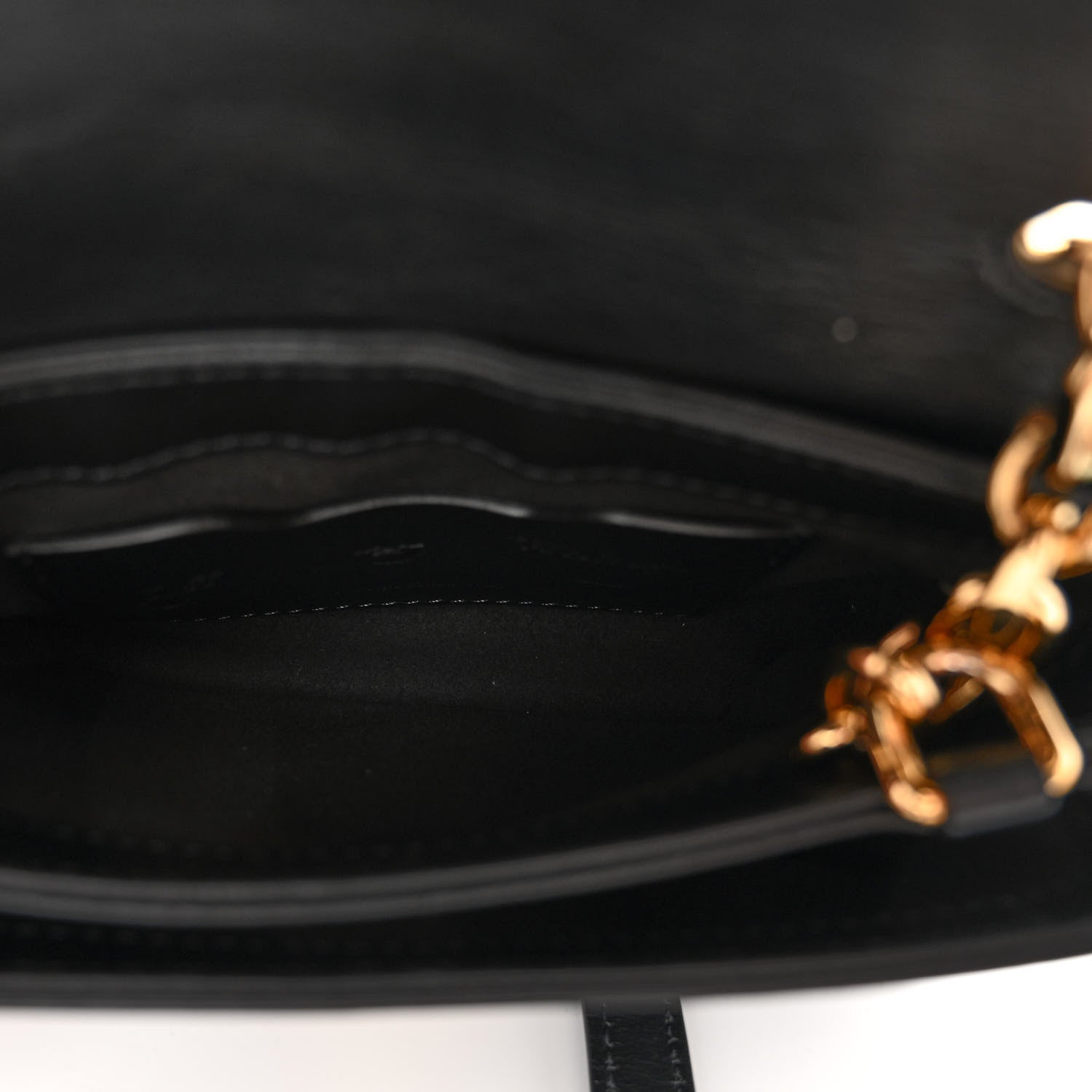 Off-White Calfskin Small Binder Clip Crossbody Black 5 of 10