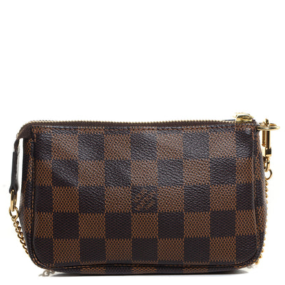 Louis Vuitton Damier Ebene Mini Pochette Accessories 1 of 8