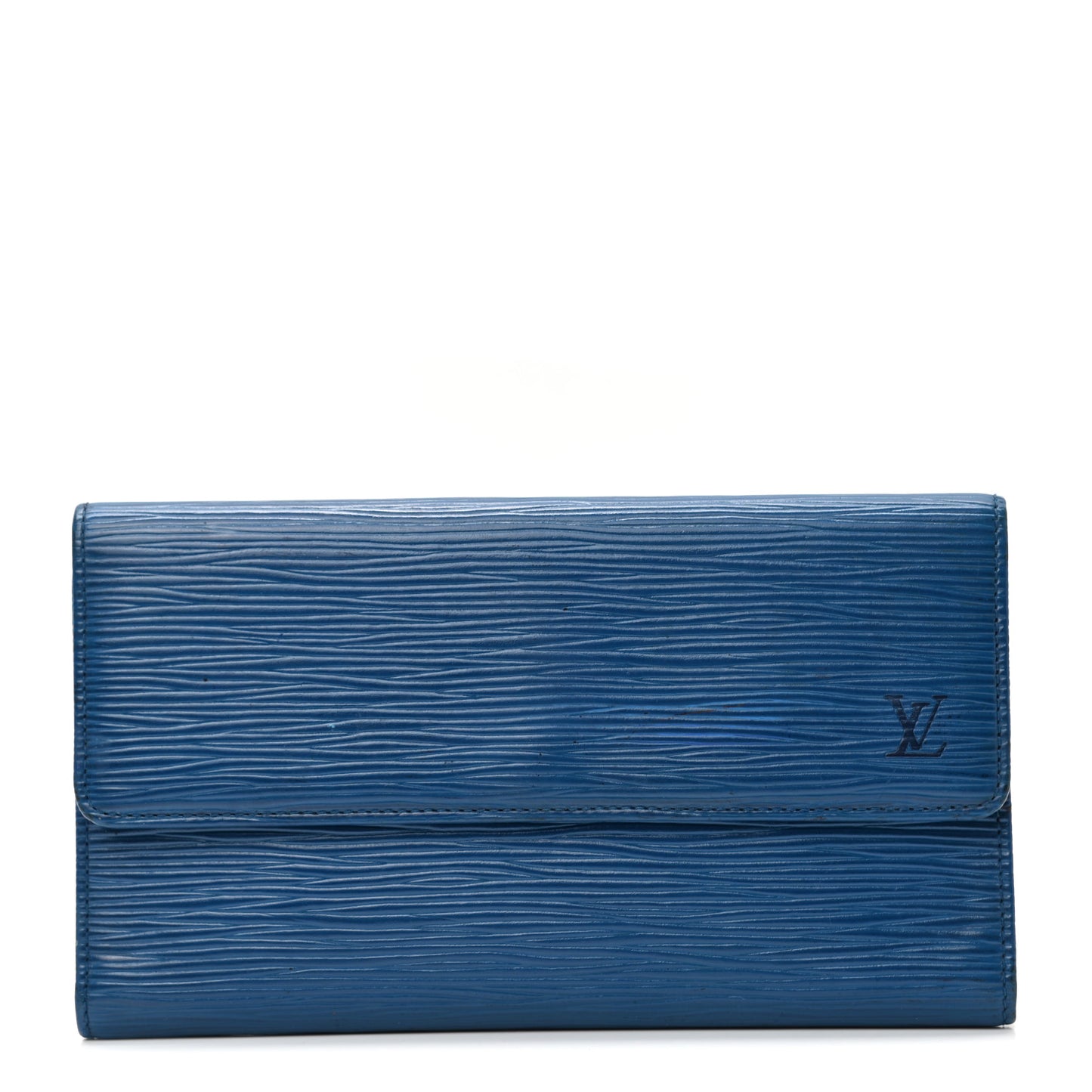 Epi Porte-Monnaie Billets Tresor Wallet Myrtille