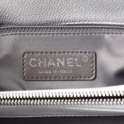 Chanel Caviar Quilted Grand Shopping Tote GST White 6 of 18