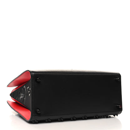 Christian Louboutin Calfskin Spikes Loubinthesky Medium Paloma Black 4 of 10