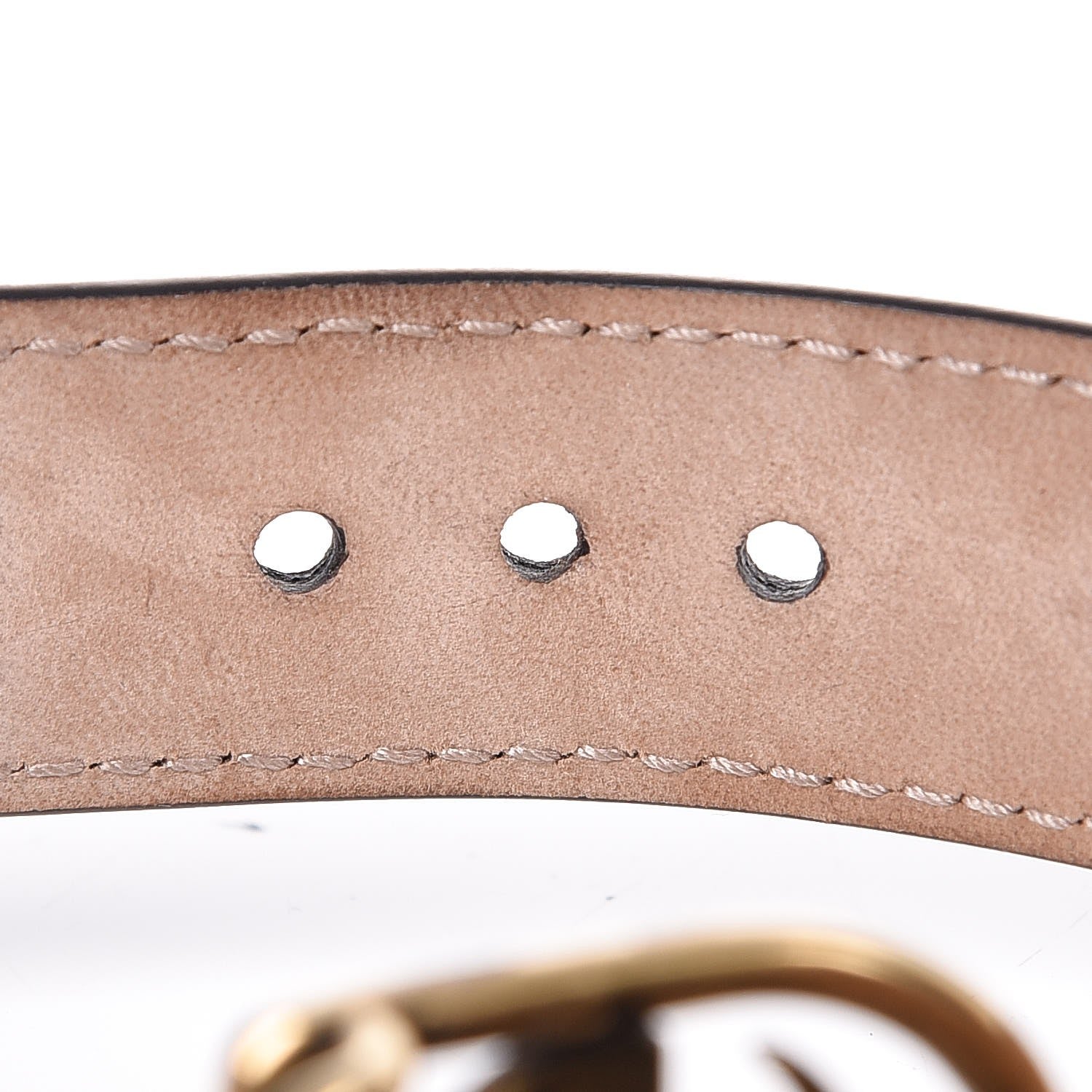 Gucci Calfskin Marmont Double G Bracelet Black 6 of 6