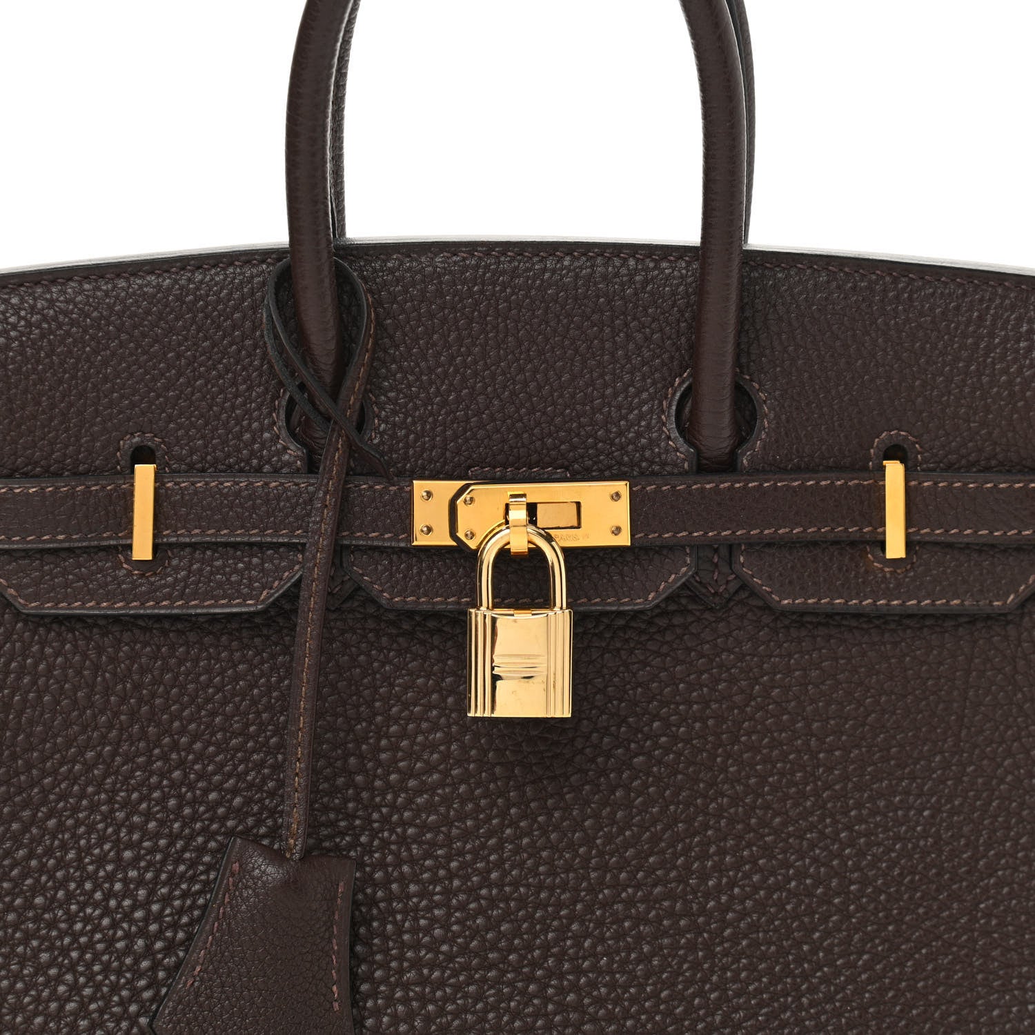 Hermes Togo Birkin 25 Chocolate 8 of 14