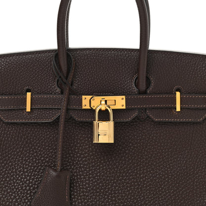Hermes Togo Birkin 25 Chocolate 8 of 14
