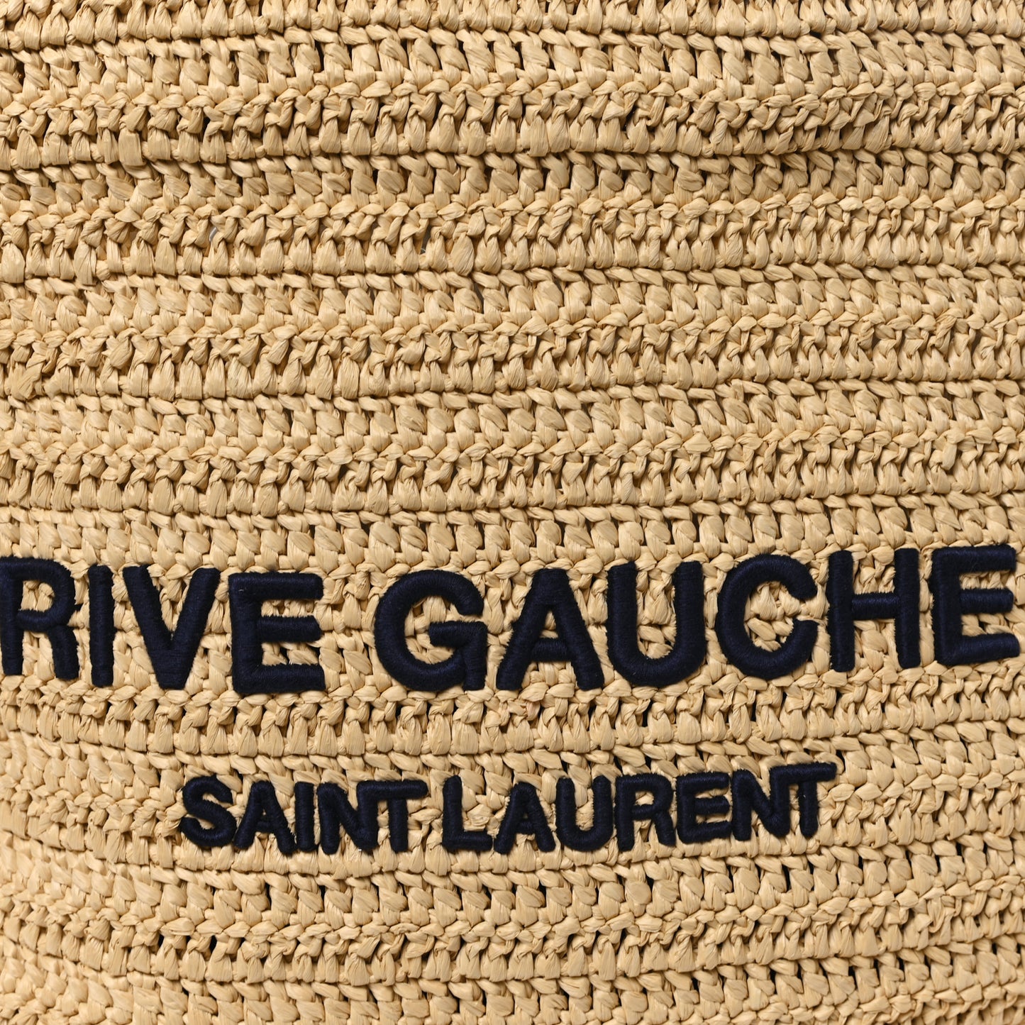 Raffia Rive Gauche Tote Natural