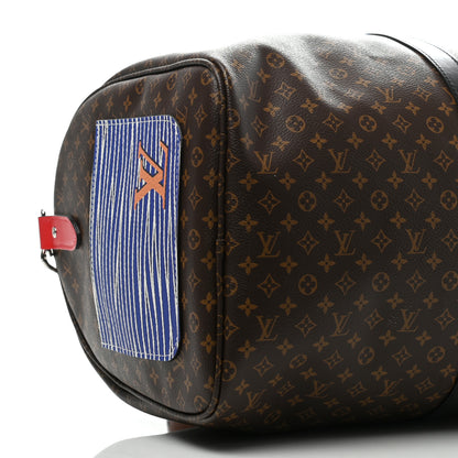Louis Vuitton Monogram Patchwork Keepall Bandouliere 50 7 of 9