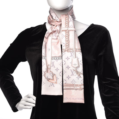 Louis Vuitton Silk Monogram Confidential Bandeau Light Pink 2 of 8