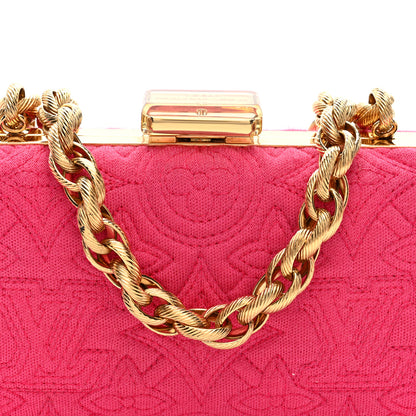 Louis Vuitton Jersey Monogram Motard Minaudiere Clutch Pink 7 of 9