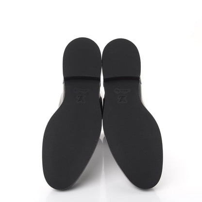 Louis Vuitton Calfskin Overdrive Flat Half Boots 39 Black 5 of 9