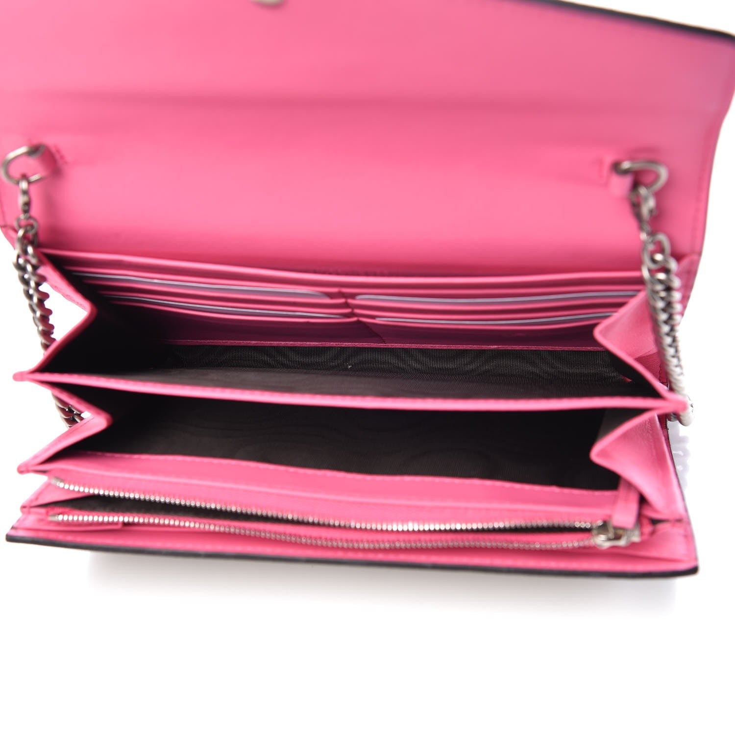 Gucci GG Supreme Monogram Mini Dionysus Chain Wallet Beige Pink 5 of 7