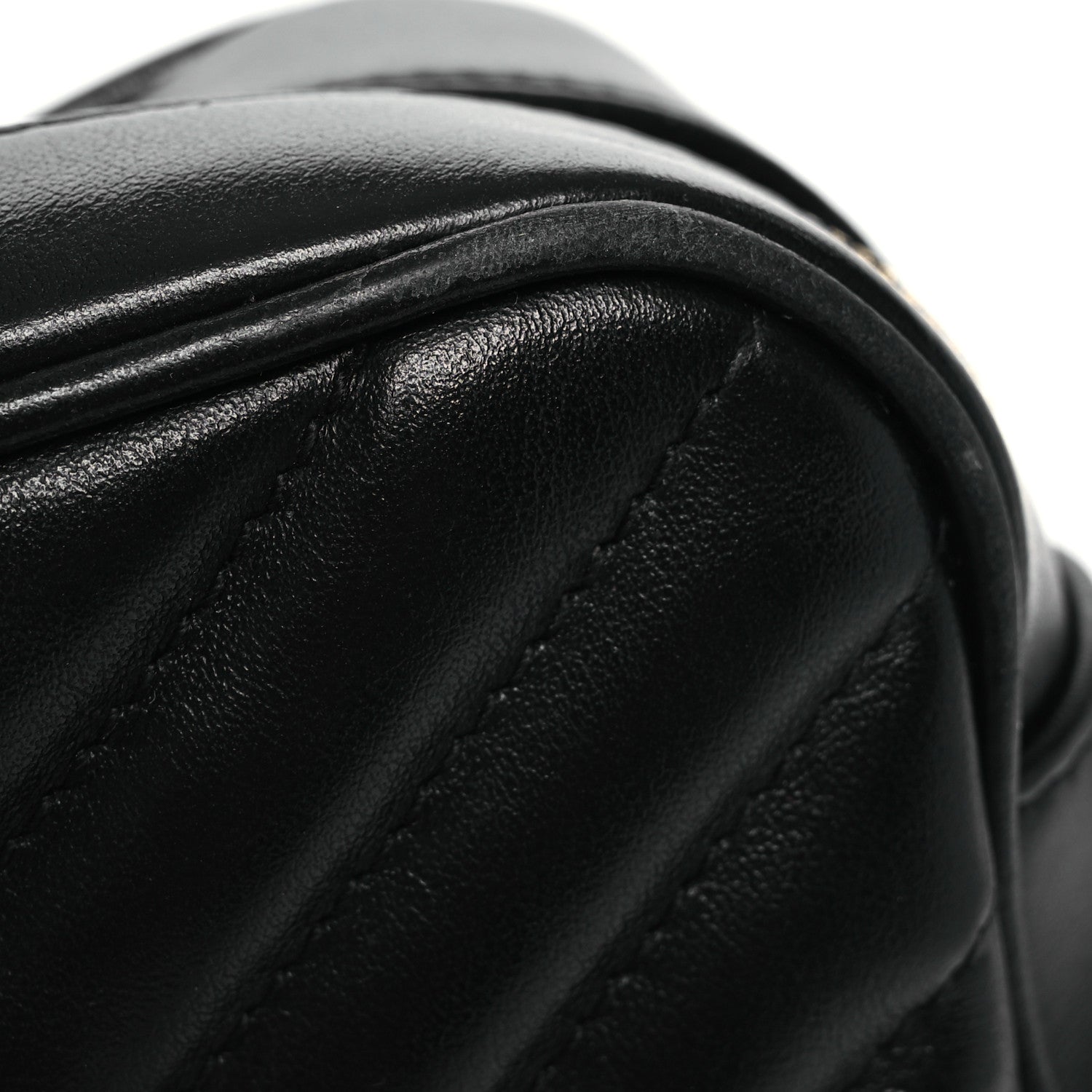 Saint Laurent Calfskin Matelasse Monogram Lou Belt Bag Black 12 of 16