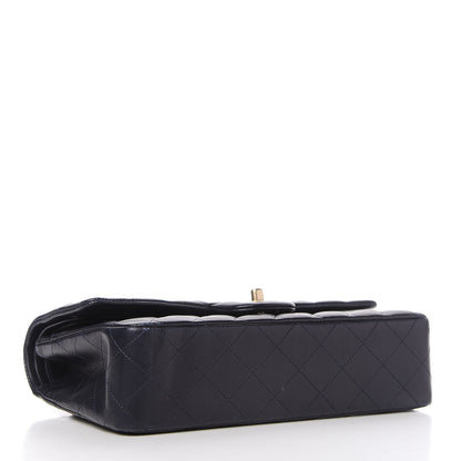 Chanel Lambskin Quilted Medium Double Flap Navy 4 of 12