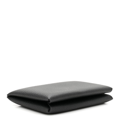Hermes Epsom Calvi Card Case Black 4 of 8