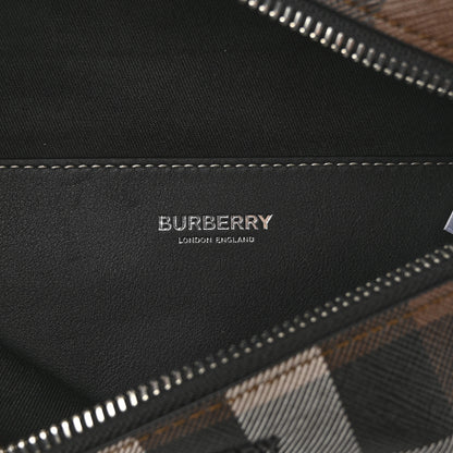 Burberry E-canvas Check Cason Bum Bag Dark Birch Brown 6 of 11