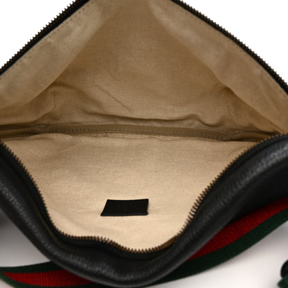 Gucci Grained Calfskin Logo Belt Bag Black 5 of 11