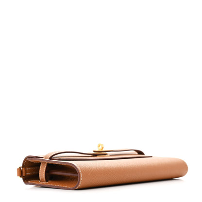 Hermes Epsom Kelly Wallet To Go Gold 4 of 11