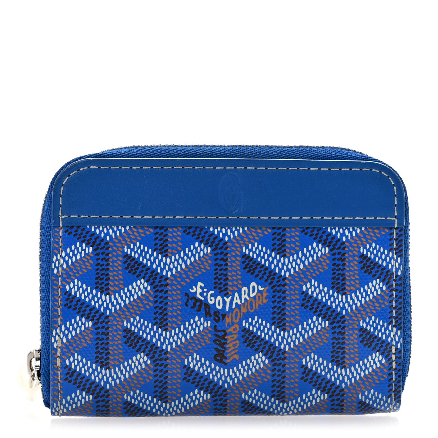 Goyardine Matignon PM Wallet Blue