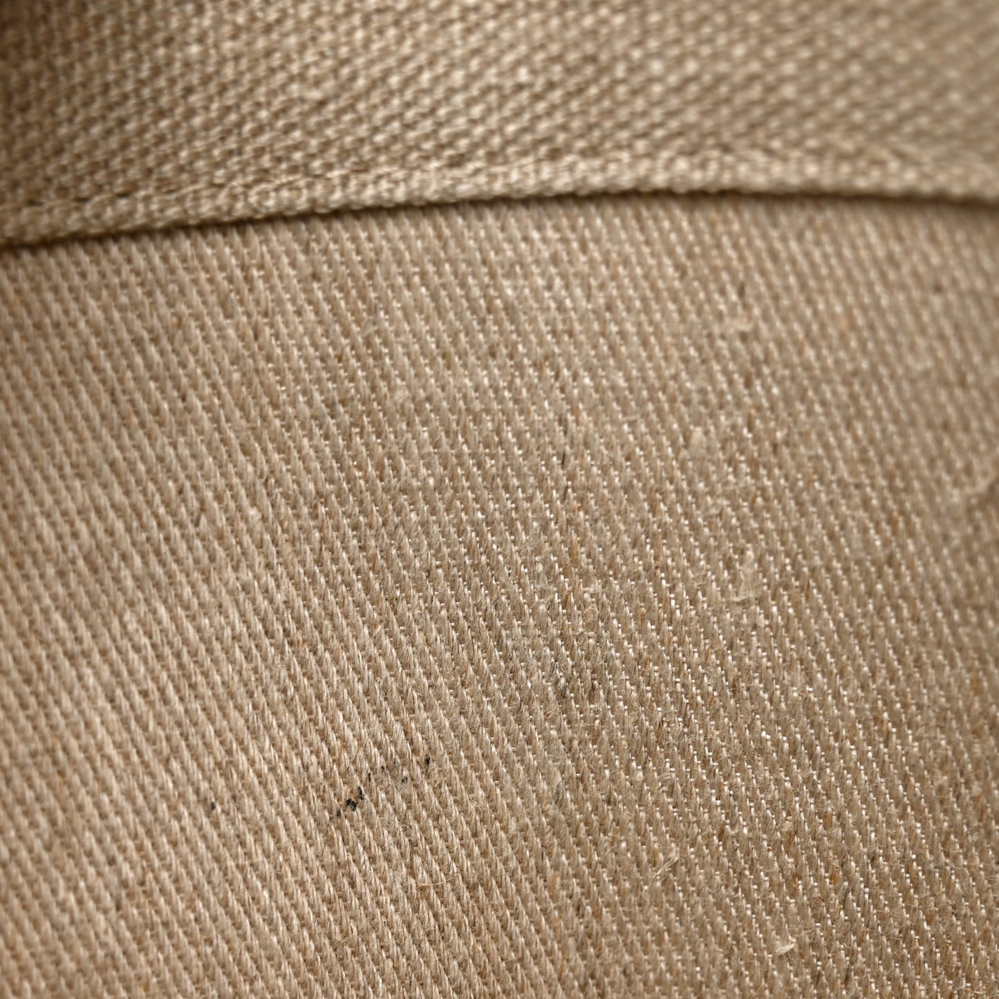 Linen Calfskin Medium Woody Ribbon Tote White Brown