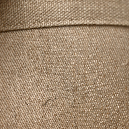 Chloe Linen Calfskin Medium Woody Ribbon Tote White Brown 10 of 10