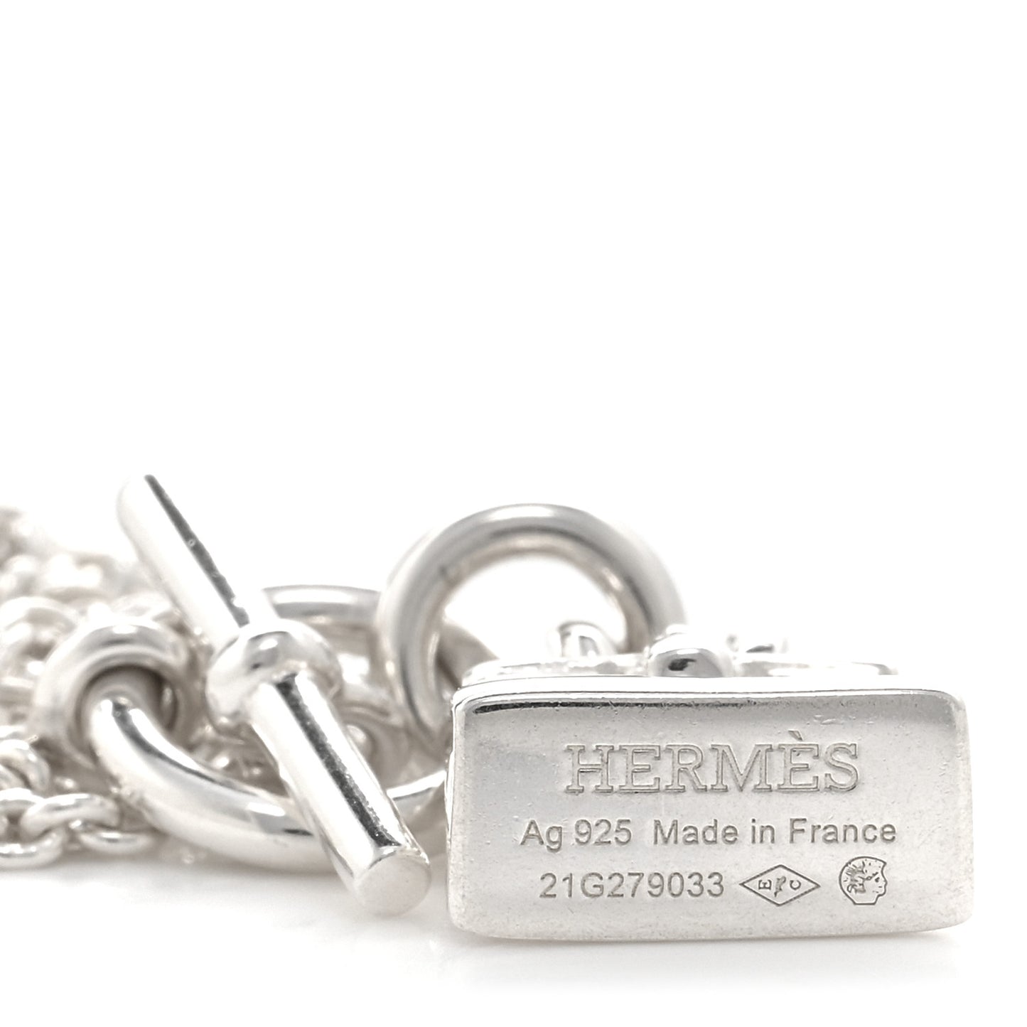 Sterling Silver Birkin Amulette Pendant Necklace