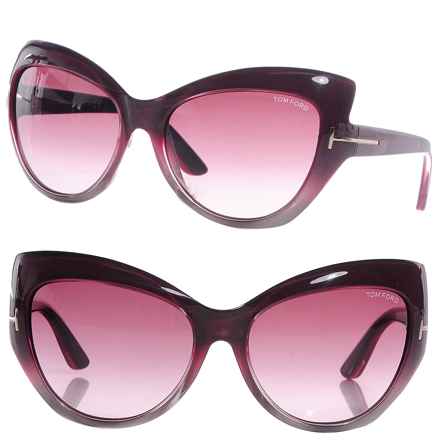 Tom Ford Bardot Sunglasses Red 1 of 4