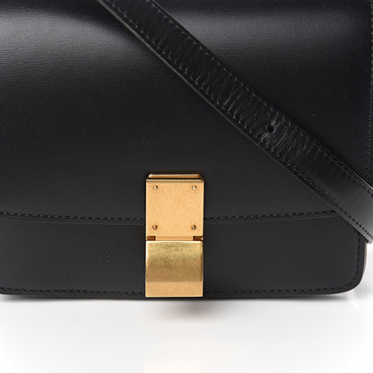 Celine Box Calfskin Small Classic Box Flap Bag Black 9 of 10