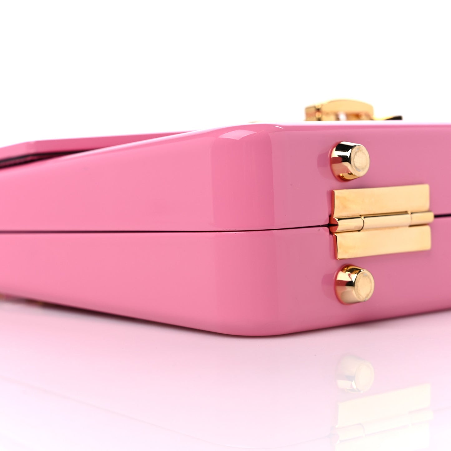 Plexiglass Mini Sylvie 1969 Top Handle Bag Pink