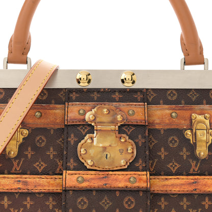 Louis Vuitton Calfskin Transformed Monogram Time Trunk Crown Frame Bag 8 of 12